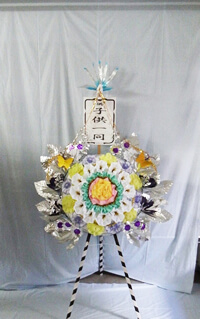 タオル花環1