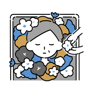 納棺の儀生花